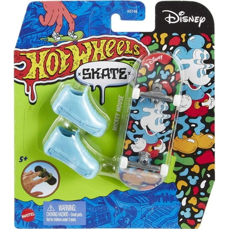 Hot Wheels Skate Tony Hawk Fingerboard & Skate Shoes, Toy for Kids (Styles May Vary)