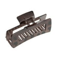 thumbnail image 5 of Unique Bargains 1 Pc Fashionable Rectangular Hair Clips for Home Dark Brown, 5 of 5