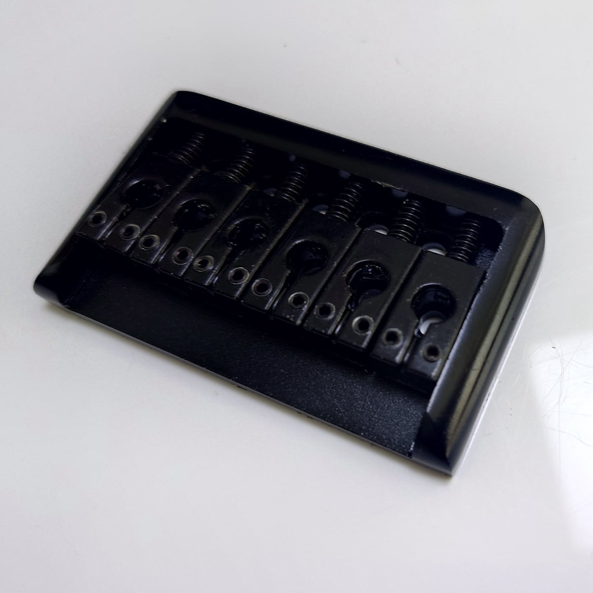 6 String Fixed Bridge 1 Set Iron Saddle Bridge Tailpiece for Electric Guitar Parts