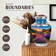 thumbnail image 3 of JAGASY Lavender Grass Urns for Human Ashes Adult Man Set of 5 - Blue 4 Keepsake Urn for Ashes for Women 3 Inch - Sunrise Large 10 Inch Urn for Burial for Mom, Dad, 3 of 7
