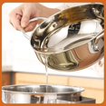 thumbnail image 4 of HUGFEGWE Janpanese Style Tempura Frying Pot with Lid,Stainless Steel Deep Fryer Pot with Temperature Control and Oil Drip Drainer Rack,Tempura Deep Fryer for Kitchen French Fries,Chicken U2537-31827, 4 of 9