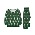 thumbnail image 5 of Family Matching Christmas Pajamas Set, Long Sleeve 2-Piece PJs for Family Members of All Ages, Christmas Themed Printed Soft Family Loungewear for Holiday Party, 5 of 6