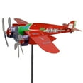 thumbnail image 1 of HLONK Airplane Windmill - Weather Resistant  Rotatable  Easy to Assemble  Wind Powered  Exquisite Workmanship  Metal Garden Wind Spinner Weathervane  Lawn Decor, 1 of 8