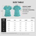 thumbnail image 5 of VIAOLI Women's Christmas Print Scrub Top - V-Neck Top with Pockets & Split Hem, 13 Colors, 5 of 5