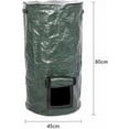 thumbnail image 2 of Bolsas de jardín, Bolsa de abono de jardín, Bote de basura de jardín plegable, Bolsa de abono de PE, Compostador de jardín, Bolsa de abono orgánico ambiental, Bolsa de residuos orgánicos, 2 of 5