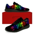 thumbnail image 3 of Uminder Mens Tennis Shoes Skull Sneakers Black Shoes Size 10.5, 3 of 5