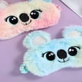 thumbnail image 3 of TELOLY 2Pcs Sleep Mask for Kids,7.87*3.94"Sleep Mask for Kids,Plush Sleeping Mask, 3 of 4