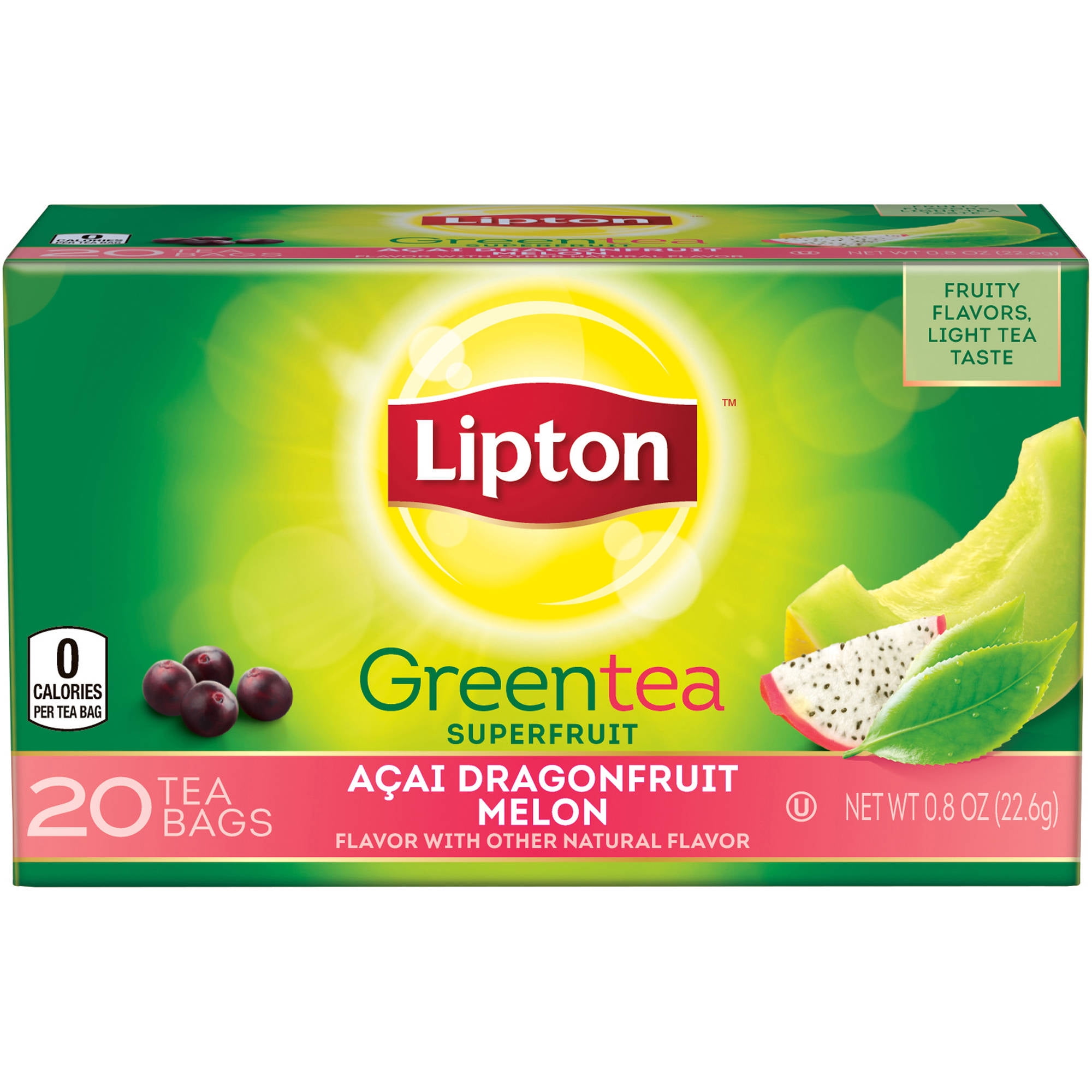 Lipton Decaffeinated Jasmine Passionfruit with Citrus Green Tea, 20 ct