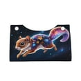 thumbnail image 4 of Lsque Colorful Star River Squirrel Printed Long Tissue Box Cover Holder, Facial Paper Organizer Dispenser,Triangle with Bottom Belt, PVC Leather Decorative Organizer, 4 of 9