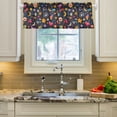 thumbnail image 2 of Yayeee Kitchen Valance Rod Pocket 54" x 18" Living Room Window Curtain, Small Space Pattern, 2 of 6