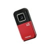 Toshiba CAMILEO BW20 - Camcorder - 1080p - 5.0 MP - flash card - underwater up to 16ft - black/red