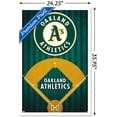 thumbnail image 3 of MLB Oakland Athletics - Logo 20 Wall Poster, 22.375" x 34", Framed, 3 of 5