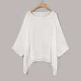thumbnail image 4 of Eyelet Tops For Women, Ladies Casual Plus Size Loose Cotton Linen Solid Color Tops Shirt Blouse Sleeveless Women Flowy Tops Hot Pink Casual Womens Tank Tops Camisole Tank (M, White) Unbranded, 4 of 5
