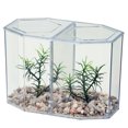 thumbnail image 3 of 1 Dual Betta Hex Kit Tank Pet Aquatic Fishes Aquarium Habitat Office Home Decor, 3 of 5