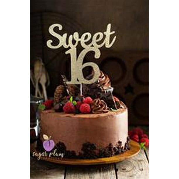 Sweet 16 Cake Topper Walmart Com
