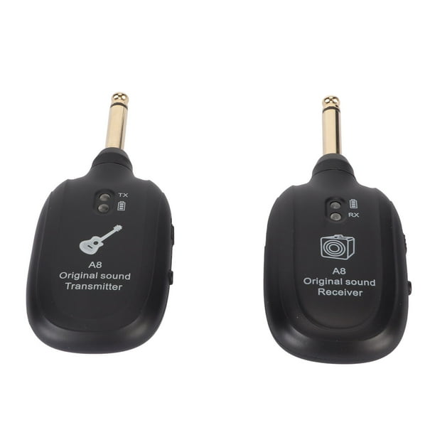 Receptor Transmisor inalámbrico para guitarra Nikou Sistema inalámbrico Canales recargables