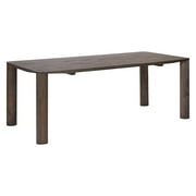 ZUO Eazy Solid Rubber Wood Frame Dining Table in Espresso