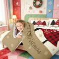 thumbnail image 4 of Manfei Xmas Classic Snowflake 7 Pieces Full Size Bedding Sets,Shabby-Chic Farm Cattle Full Size Bed in a Bag,Polkadot Reversible, 4 of 7