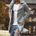 thumbnail image 2 of Manteau Chandail Ajusté Tricoté pour Hommes Automne Hiver Robe Chaude Style Décontracté Confortable à Manches Longues, 2 of 6