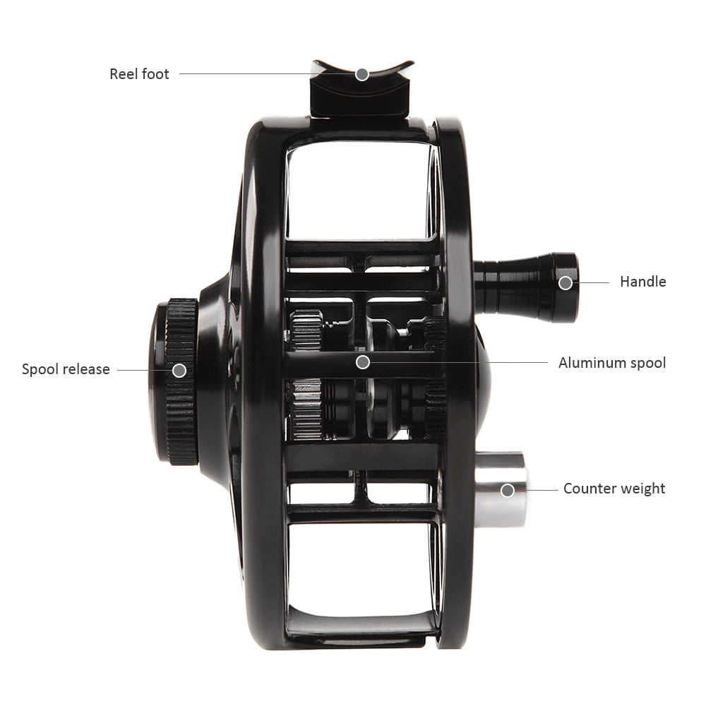Moulinet Pêche à La Mouche SF-003 Pro - Aluminium CNC - Taille 3/4 à 7/8 - Eau Douce