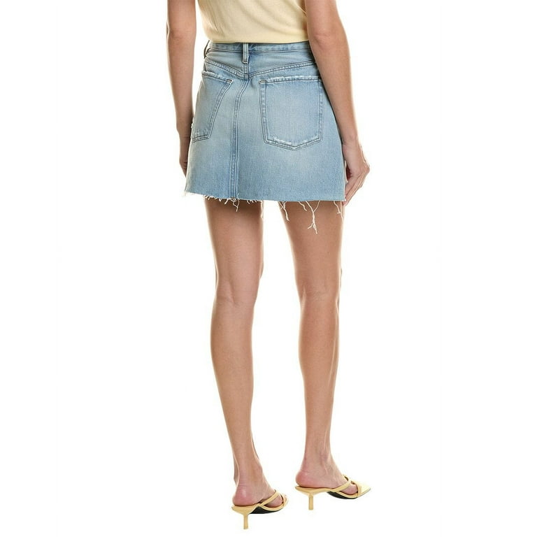 FRAME Womens Le High Distressed Mini Denim Skirt Walmart
