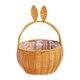 thumbnail image 1 of Cesta tejida para arreglos florales y eventos de jardín con asa para picnic y Marrón, 1 of 9