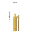 thumbnail image 5 of Shoreew Electric Stirrer Milk Frother Handheld Stainless Steel Mixer Low Noise Rechargeable Electric Coffee Household Egg Whisk, 5 of 7