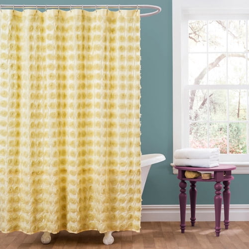 Emma Shower Curtain Com, Chiffon Shower Curtain