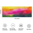 thumbnail image 3 of Colorful Tie Dye Wave Pattern Bathroom Rugs Mat,Non Slip Microfiber Bathroom Rug,Rubber Backing,Soft Bathroom Mats for Bathroom Floor,Tub and Shower,47x17in(120x43cm), 3 of 5