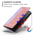 thumbnail image 3 of Leather For Samsung Galaxy S25 Edge 5G 6.7-inch Case , RFID Blocking,Flip Color blocking Wallet Leather Case With Card Holder Magnetic Closure Shockproof Kickstand Protective Phone Cases Cover,Pink, 3 of 7