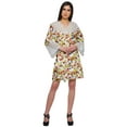 thumbnail image 3 of Moomaya Peignoir Court en Coton Imprimé Léger pour Femmes, 3 of 6