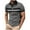 Gray, variant on DDAPJ pyju Business Casual Polos for Men Moisture Wicking Short Sleeve Striped Golf Shirt Trendy Summer Collared Tops Summer Clearance Sales Blue XXXL
