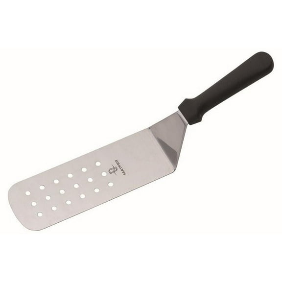 Matfer Bourgeat Bent Turner Spatula, Perforated