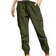 thumbnail image 2 of Puntoco Moda Mujer Tallas grandes Cordón Casual Sólido Elástico Cintura Bolsillo Pantalones sueltos Puntoco Puntoco-1784, 2 of 8