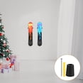 thumbnail image 1 of Raindrops 1Set Black Wall Mounted Ski Rack Vertical Snowboard Holder Secure Storage, 1 of 6