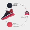 thumbnail image 4 of GOOBON Men's Hands Free Slip On Running Walking Tennis Shoes Lightweight Shock Absorbing for Gym Outdoor Hikes Travel & Daily Wear US 8-13, 4 of 7