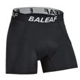 thumbnail image 1 of BALEAF Pantalones cortos de bicicleta acolchados 3D para hombre Ropa interior de ciclismo Ciclismo de montaña Bicicleta MTB Calzoncillos para hombres Negro L, 1 of 5