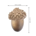 thumbnail image 2 of EeaseCA 50pcs Artificial Lifelike Small Acorn Photo Props False Nuts Home Kitchen Decor Dark Color, 2 of 7