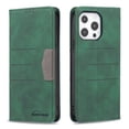 thumbnail image 2 of iPhone 13 Pro Max Wallet Case, PU Leather Flip Kickstand Magnetic with Card Holder Shockproof Soft TPU Protective Cover, Green, 2 of 6