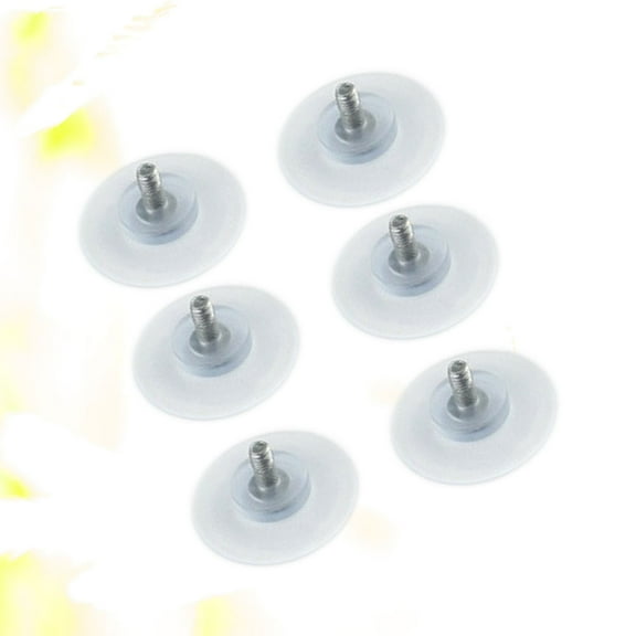 FONDOTIN 6Pcs Transparent Suction Cups for Glass Table Top and
