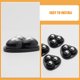 thumbnail image 5 of GOOHOCHY 12 ruedas giratorias autoadhesivas con bola de acero inoxidable, rotación de 360 grados, para cajas de almacenamiento y muebles., 5 of 8
