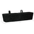 thumbnail image 2 of vidaXL Planters 2 pcs Water Hyacinth Black, 2 of 8