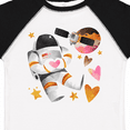thumbnail image 4 of Inktastic Astronaut Valentine Outer Space Hearts Boys or Girls Toddler T-Shirt, 4 of 5