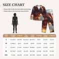 thumbnail image 4 of Pofeuu Ferocious Dragon Fury Print Womens Pajamas Set Long Sleeve Sleepwear Button Down Nightwear Soft Pj Lounge Sets Button Down Pajamas Women-Small, 4 of 7