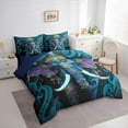 thumbnail image 3 of Feelyou Tribal Western Elephant Bedding Comforter Set 7pcs, Hippie Bohemian Animal King Bedding Sets, Teens Kids Boys Girls Reversible Bed Sheets, Luxury Bedroom Decor, 3 of 8