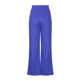 thumbnail image 2 of TIHLMK Womens Pants Womens Fashion Summer Solid Casual Button Pocket Elastic Waist Long Pants Gift for Women, 2 of 8