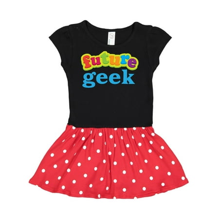 

Inktastic Future Geek Funny Science Nerd Gift Toddler Girl Dress