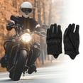 thumbnail image 2 of Unique Bargains Motorcycle Gloves Breathable Full Finger Gloves Leather Outdoor Gloves with Hole 1 Pair L, 2 of 6