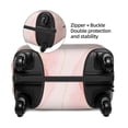 thumbnail image 4 of Balery Luggage Cover Pink Marble Print Suitcase Covers for Luggage Elastic Washable Suitcase Protector Fits 18-32 Inch Luggage-Small, 4 of 9