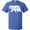 Royal Blue, variant on Inktastic Montana White Bear Silhouette T-Shirt